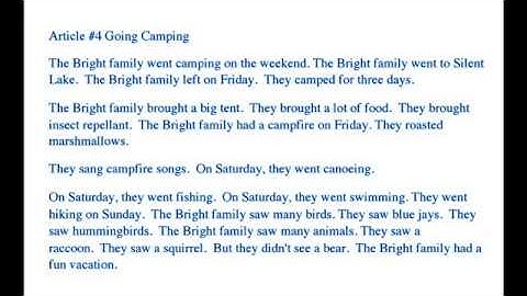 English Lesson 004 - Going Camping - Método Comprehensible Input