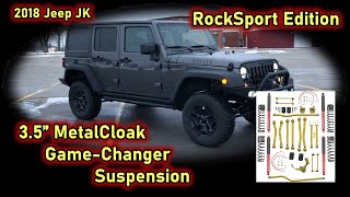 Jeep JK Metalcloak 3.5&quot; Game-changer lift | RockSport Edition install