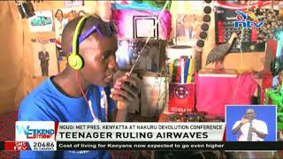 22-year-old Peter Ngugi runs 'IME Fm' from his bedroom screenshot 1