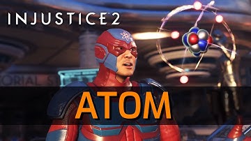 Injustice 2 - The Atom Moveset w. Inputs [Basic]