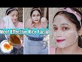 सिर्फ Rs5 मे चावल से फेशियल Live Result MOST EFFECTIVE RICE FACIAL For Skin Brightening|Be Natural