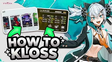 Kloss Character Guide! [Builds, Shells, Upgrades, and MORE] Etheria Restart