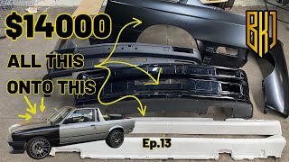 E30 Ute Build Ep.13 M3 Panels and Bodykit