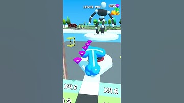 Tall Man Run - All Levels Walkthrough Gameplay iOS, Android Mobile Game (Levels 244-246) #shorts