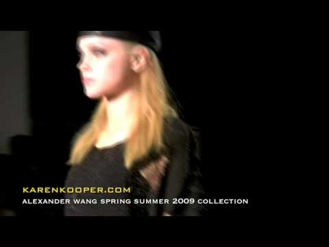 Alexander Wang Spring Summer 2009 Collection Backs...