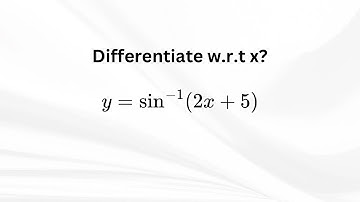 Derivative of Inverse Trigonometry Function