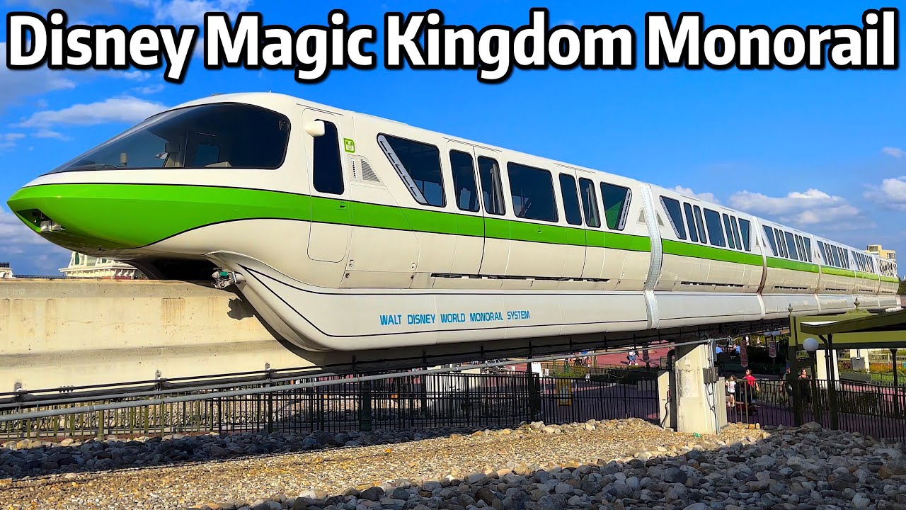 ⁴ᴷ⁶⁰ Exploring the Magic Kingdom Monorail at Disney World