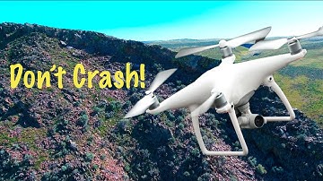 Drone vs Cliff. dji Phantom 4 Object Avoidance Saves Drone From Major Crash!