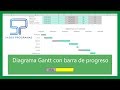Excel | Crear DIAGRAMA GANTT en EXCEL (con % de PROGRESO COMPLETADO 😲)