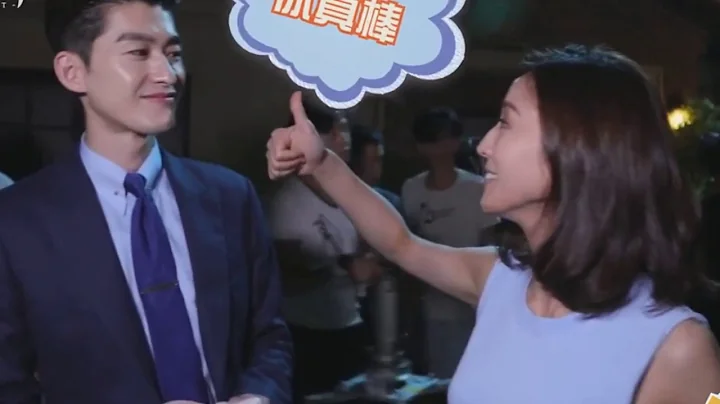 Zhang Han 张翰 and Janine Chang 张钧甯 in Here to Heart (making film) - DayDayNews