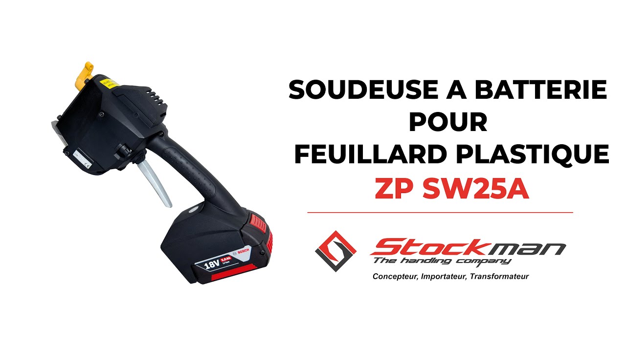 Soudeuse à batterie feuillard plastique ZP-SW25A