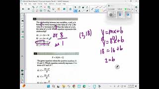 2026 SAT (2nd review session) Module 1 Answers Test 6