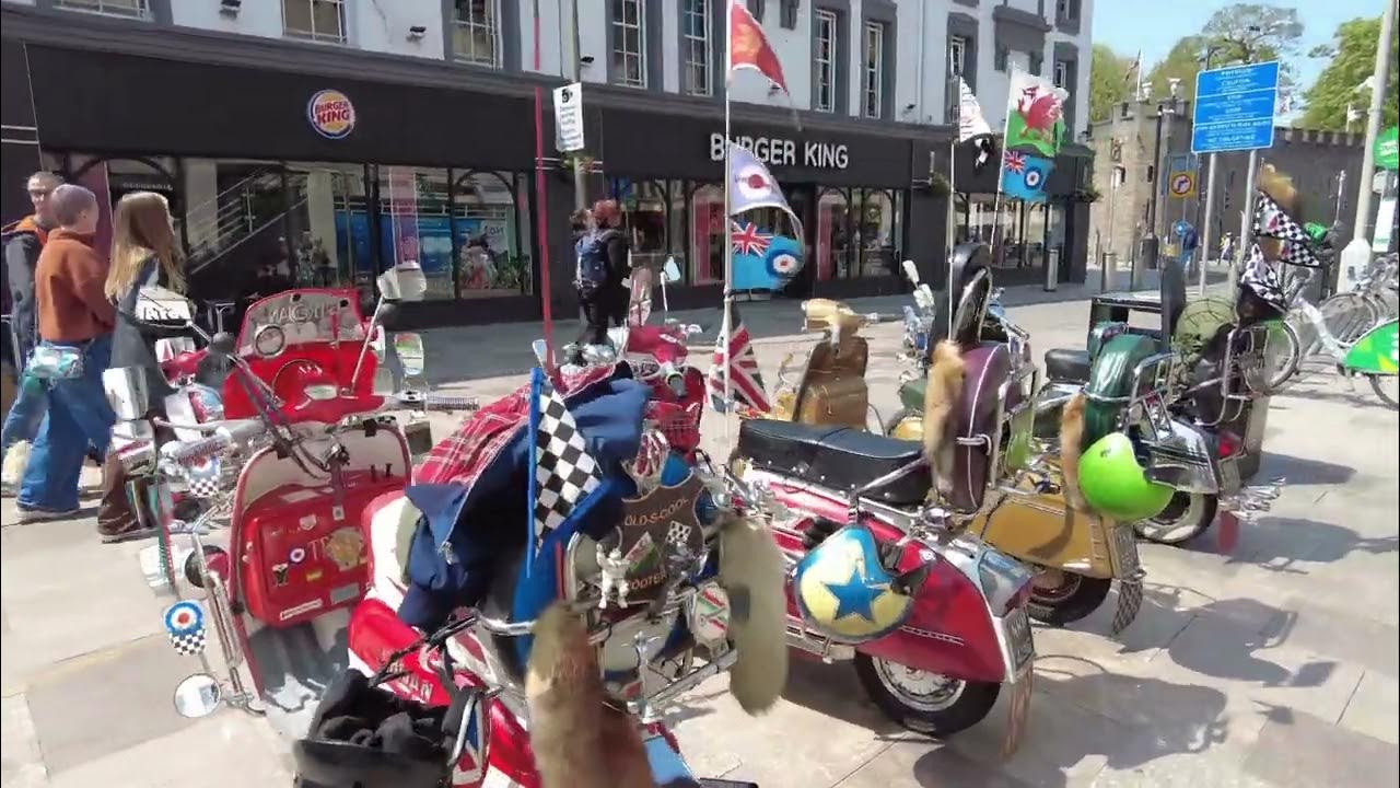 The OldSCool Scooter Club Cardiff South Wales YouTube