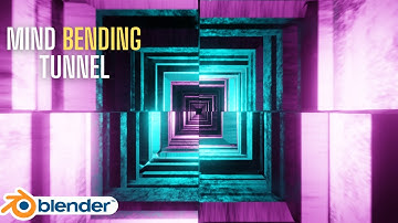 Making of MIND BENDING INFINITE TUNNEL Animation | BLENDER