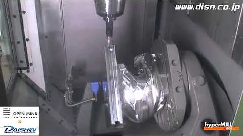 5Axis Machine Cutting HELMET _  DAISHIN SEIKI CORPORATION_(360p)