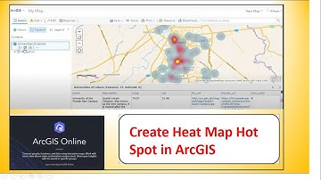 How to Create a  Heat Map Hot Spots in ArcGIS online (ESRI)