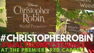 Disney's "Christoper Robin" Video News Reel from Premiere Red Carpet in Theaters August 3rd