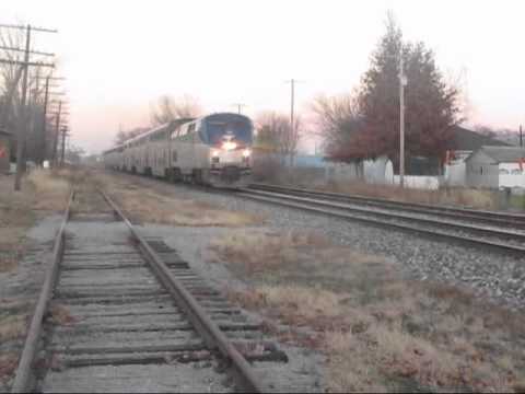 Amtrak Train #21, Texas Eagle, at McLean, IL