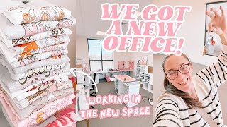 We Got a New Office! Small Business Office Move In Vlog, Small Business Office Tour