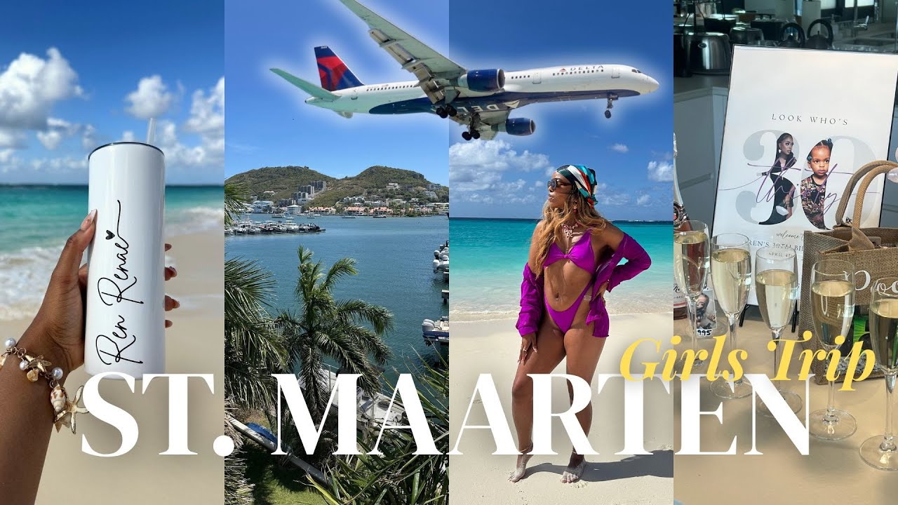 SINT MAARTEN TRAVEL VLOG | EPIC GIRLS TRIP | LUXURY AIRBNB TOUR + DAY TRIP TO ANGUILLA + EXPLORING