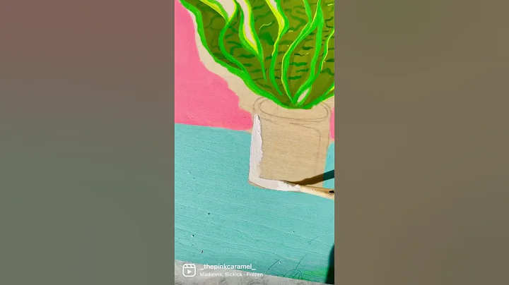 Paint wooden canvas! #trending #shorts #shortsfeed #acrylic #acrylicpainting #wooden #canvas