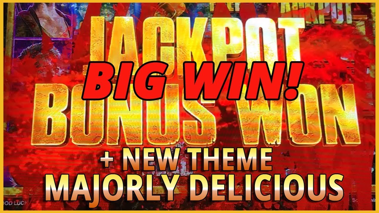 slot machine winning odds 🔥 JACKPOT BONUS WON w/ Walking Dead ☠ ✦ NEW THEME BIG WIN ✦ #MajorlyDelicious