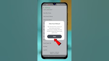 Snapchat Scan History Kaise Clear Kare 🔥 Snapchat Scan History Delete/Clear #shorts