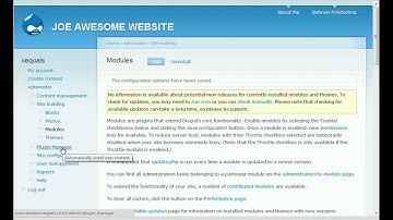 Drupal 6 Tutorial - Enable and test Plugin Manager