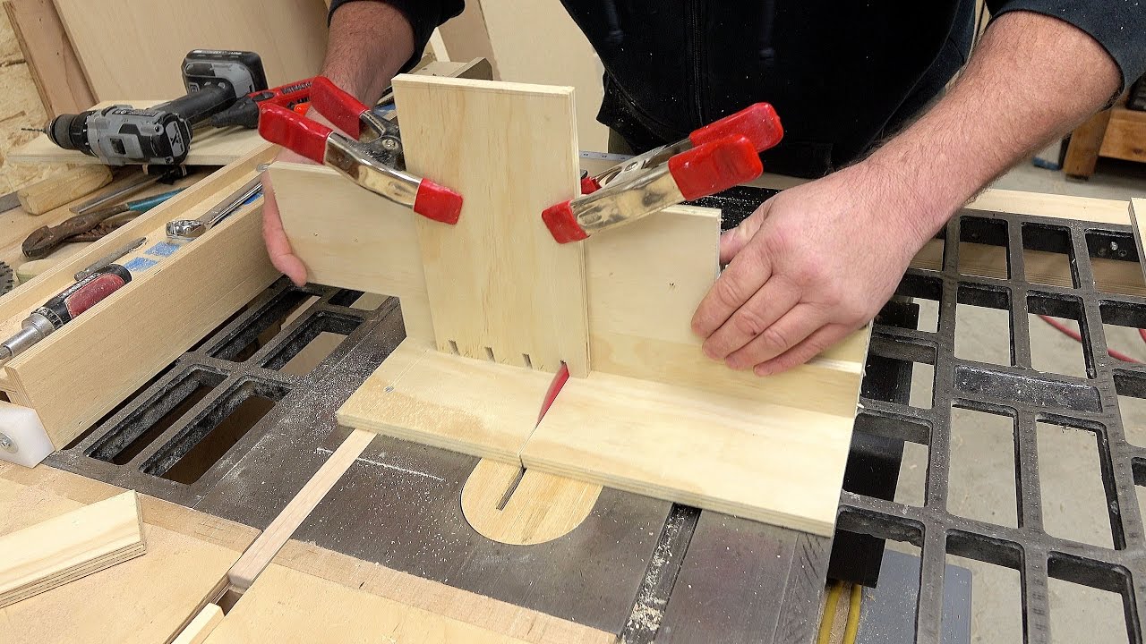 Stevenson Tahiti sweater Table Saw Dovetail Jig - Prototype Build Part 1 - YouTube