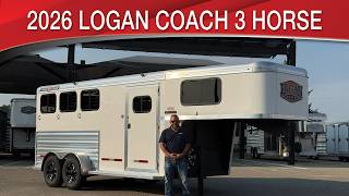 2026 Logan Coach Bullseye 3 Horse Gooseneck
