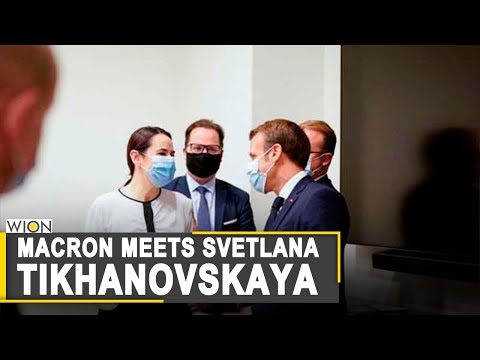 Macron Meets Belarus Opposition Leader Svetlana Tikhanovskaya | World News