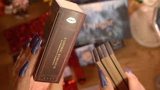 This eyeshadow palette looks like a book! (Whispered Makeup ASMR)
