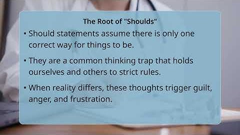 Are "Must" Or "Ought" Thoughts Should Statements?