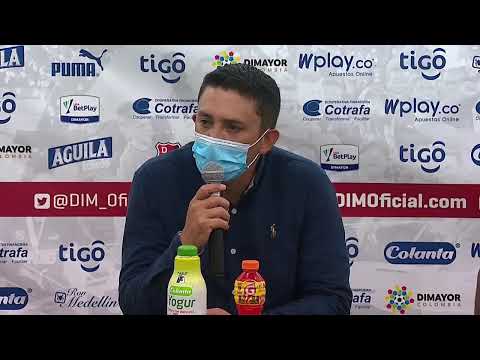 Rueda de prensa de Independiente Medellín tras el partido frente al Once Caldas