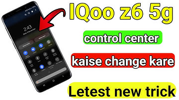 IQoo Z6 5g control center kaise change mare || How to change control center in iqoo z6 5g