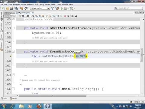 java how to set Maximum JFrame