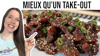 Comme Au Resto Boeuf Croustillant Au Sésame - Hop Dans Le Wok