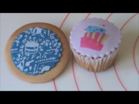 Cómo aplicar transfer de chocolate... ¡EN FONDANT!