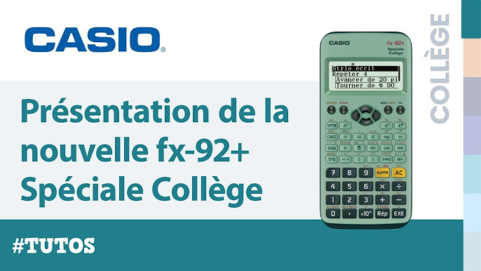 COLLEGE: fx-92+ calculatrice CASIO 