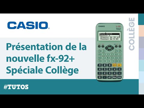 Nouvelle fx-92 Collège - Calculatrices, Casio Education