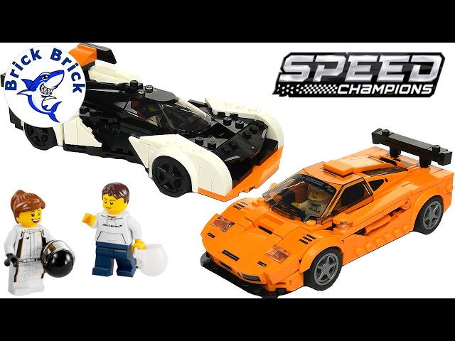 LEGO Speed Champions 76918 McLaren Solus GT & McLaren F1 LM detailed  building review 