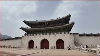 [4K] Walk around Gyeongbokgung Palace Stone Wall Road 경복궁 돌담길 걸어서 구경하기 by 코리아워커 South Korea walker_4K 124 views 1 month ago 35 minutes