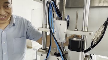 Automatic Servo Motor Drive Screw Capping Machine Debugging Video