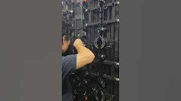 How Curved LED Screen Cabinets Are Built and Installed? #led #leddisplay #ledscreen #ledfactory