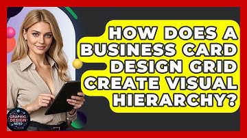 How Does A Business Card Design Grid Create Visual Hierarchy? - Graphic Design Nerd