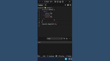 This JavaScript Return Statement Is Lying 😳 | try finally Output Explained #coding #webdevelopment