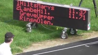 2016 OCC Prelims.  100m heat #3