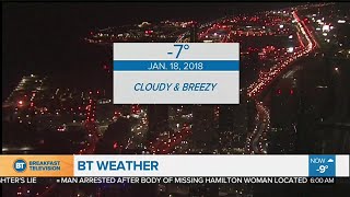 Windchill lingers on Thursday but temperatures to warm up