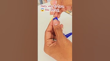 Easy way to turn the string || easy method turn the string #shorts #piping