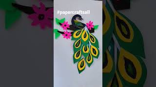 diy crafts hand made peacock craft home decor wall decor #papercraftsall diy shorts